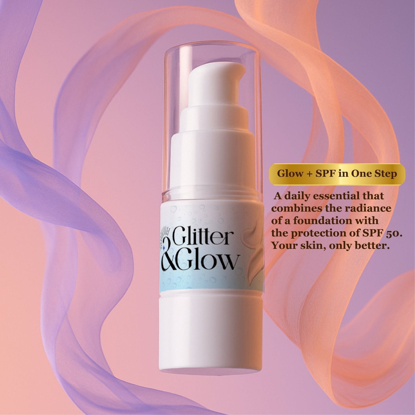 2 - in - 1 Day Cream – Brighten + Protect Daily - Glitter and Glow