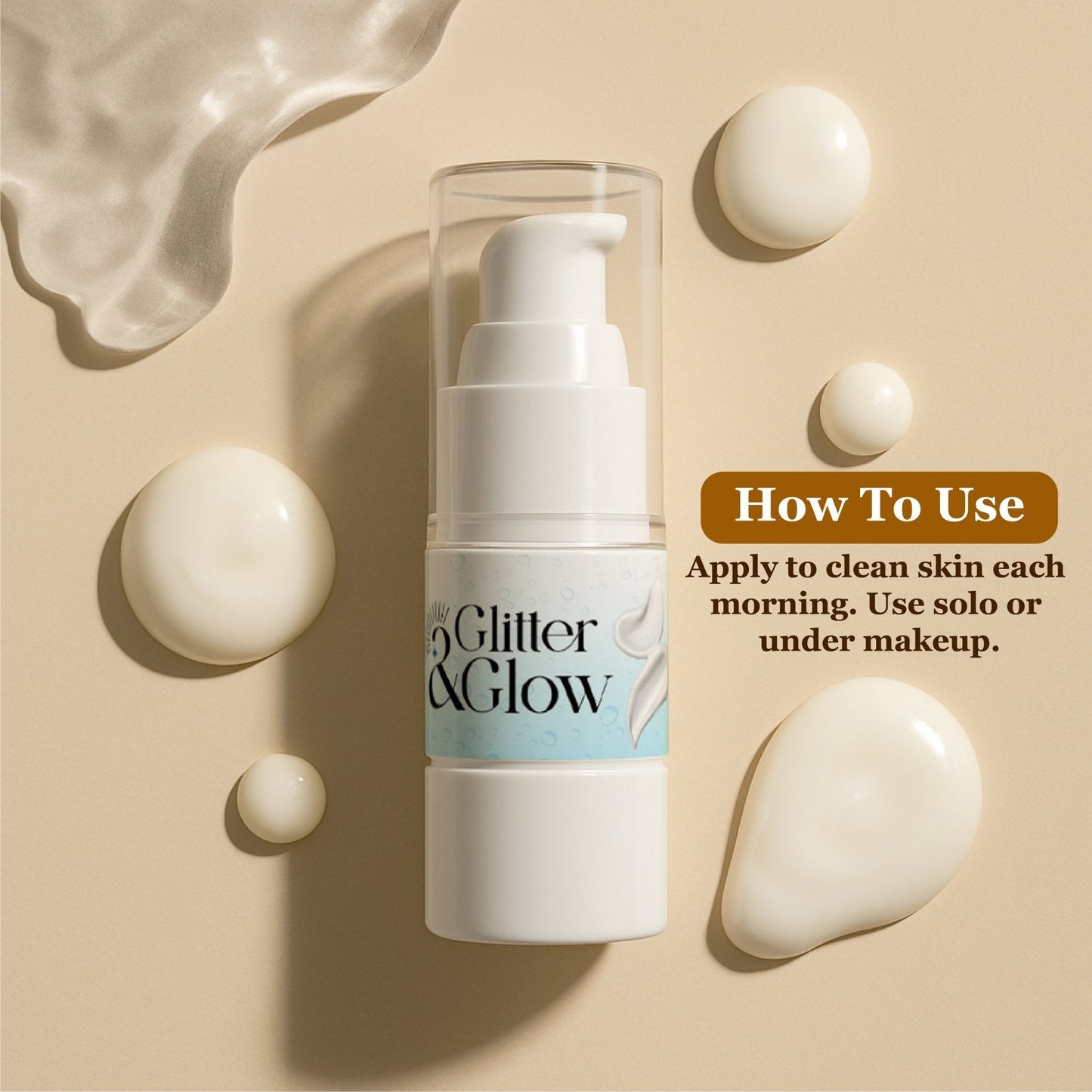 2 - in - 1 Day Cream – Brighten + Protect Daily - Glitter and Glow