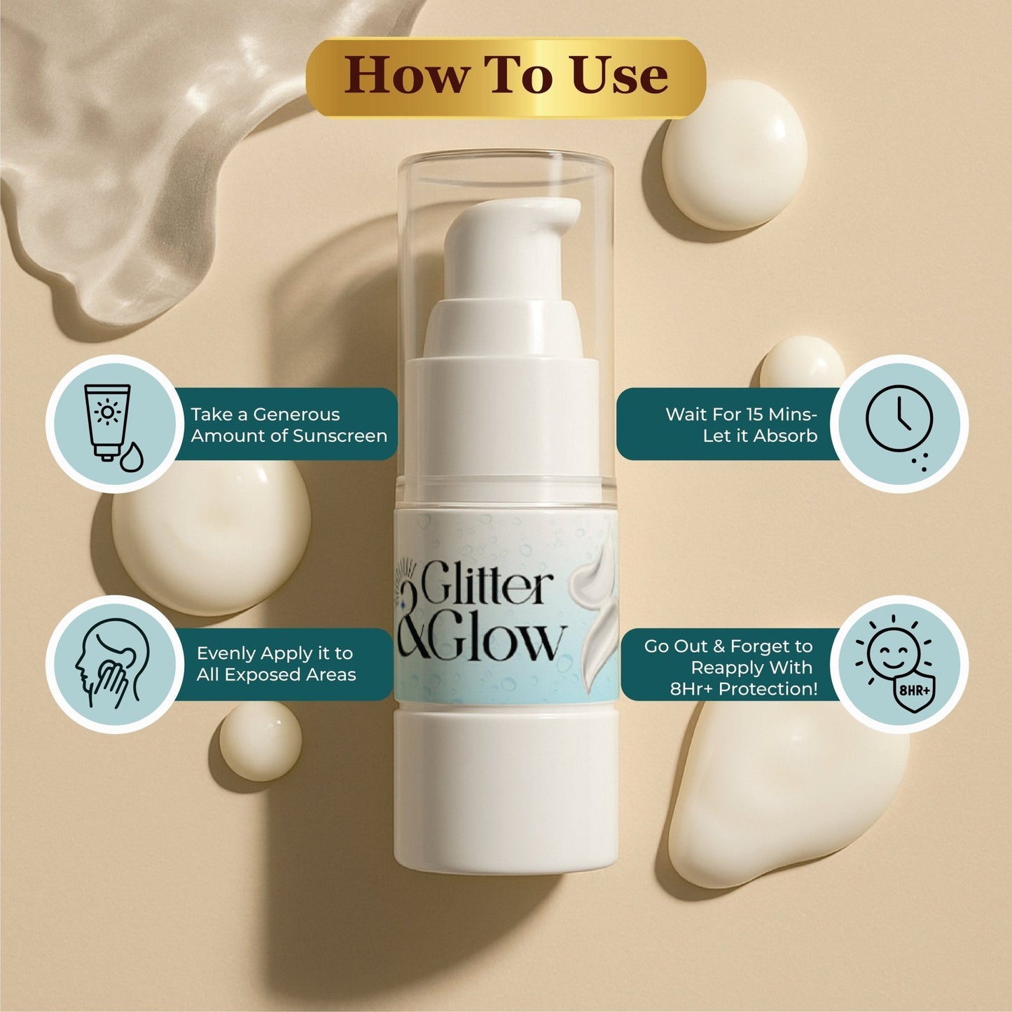 2 - in - 1 Day Cream – Brighten + Protect Daily - Glitter and Glow