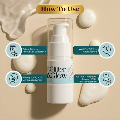 2 - in - 1 Day Cream – Brighten + Protect Daily - Glitter and Glow