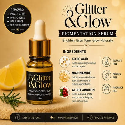 Pigmentation Glow Duo – Serum 15ml Night Cream 30gm + Strawberry lip balm free
