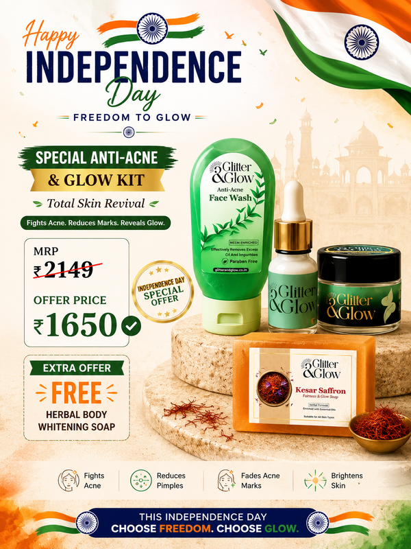 Anti-Acne Kit + Kesar saffron soap free