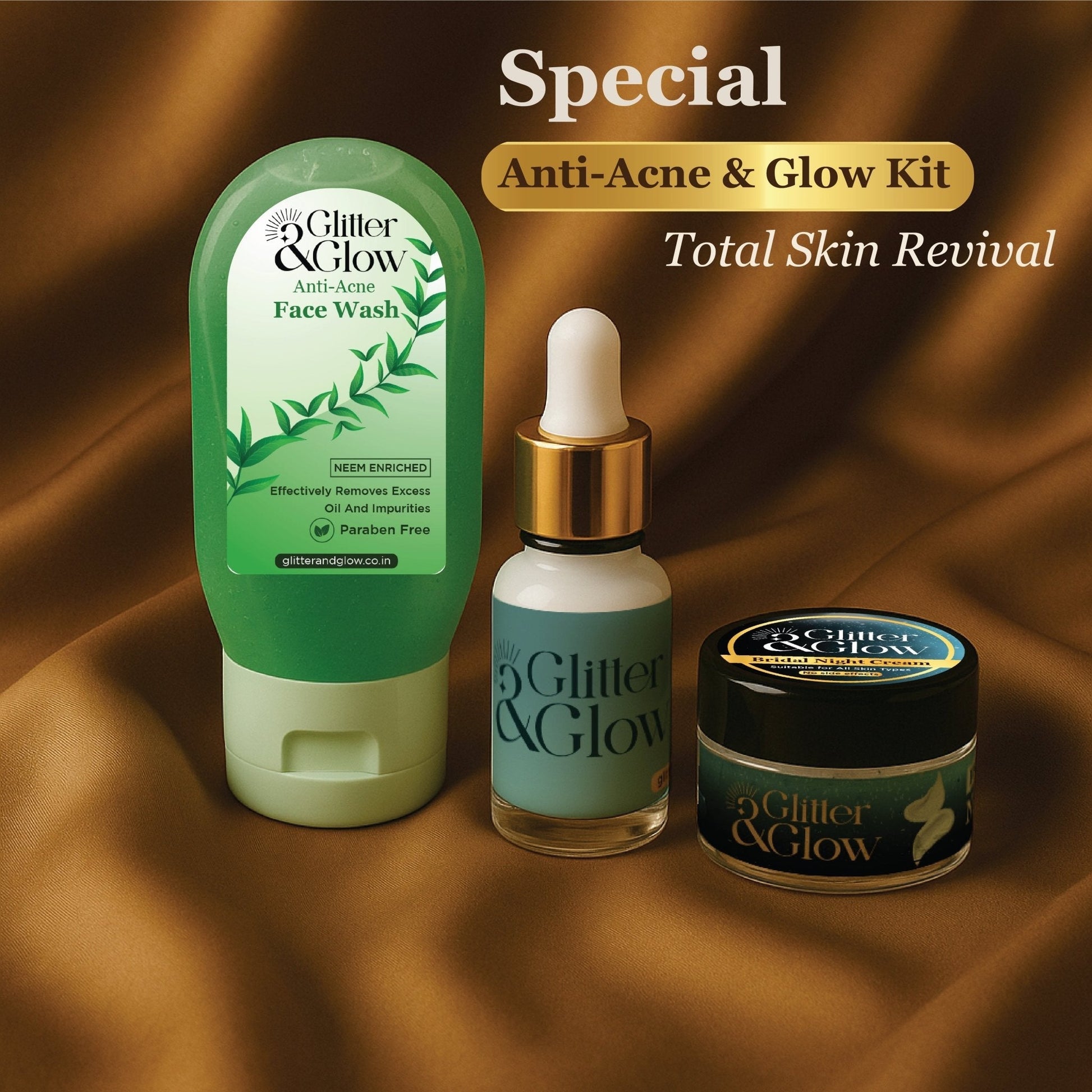 Anti - Acne & Glow Kit - Glitter and Glow