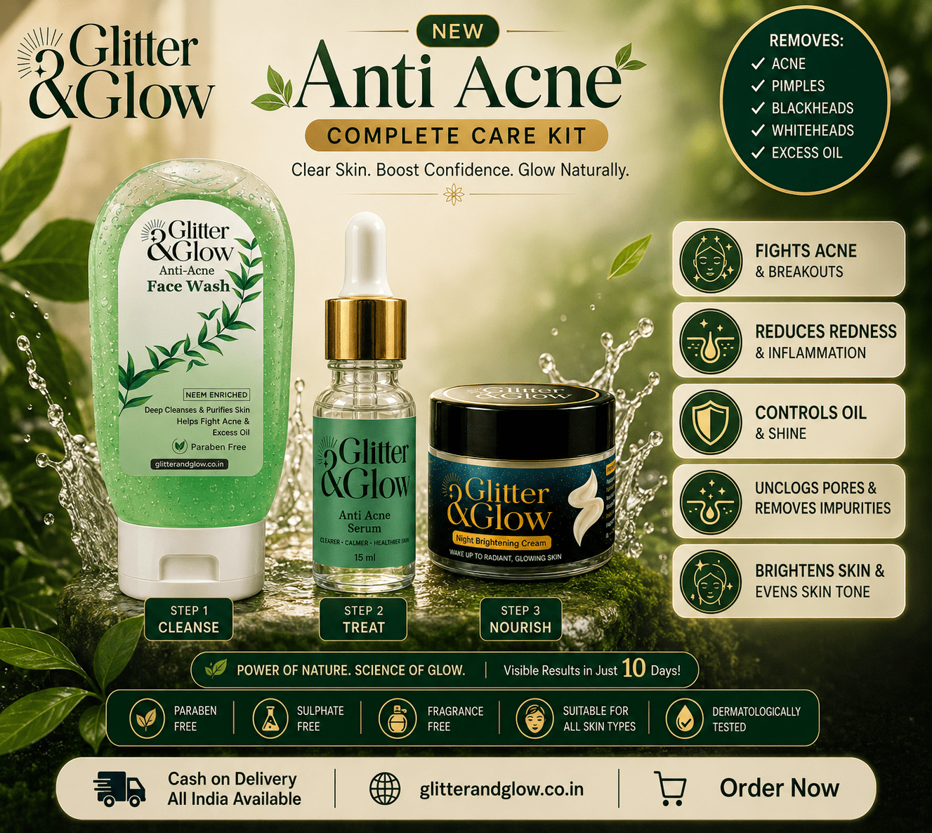 Anti-Acne Kit - Glitter & Glow
