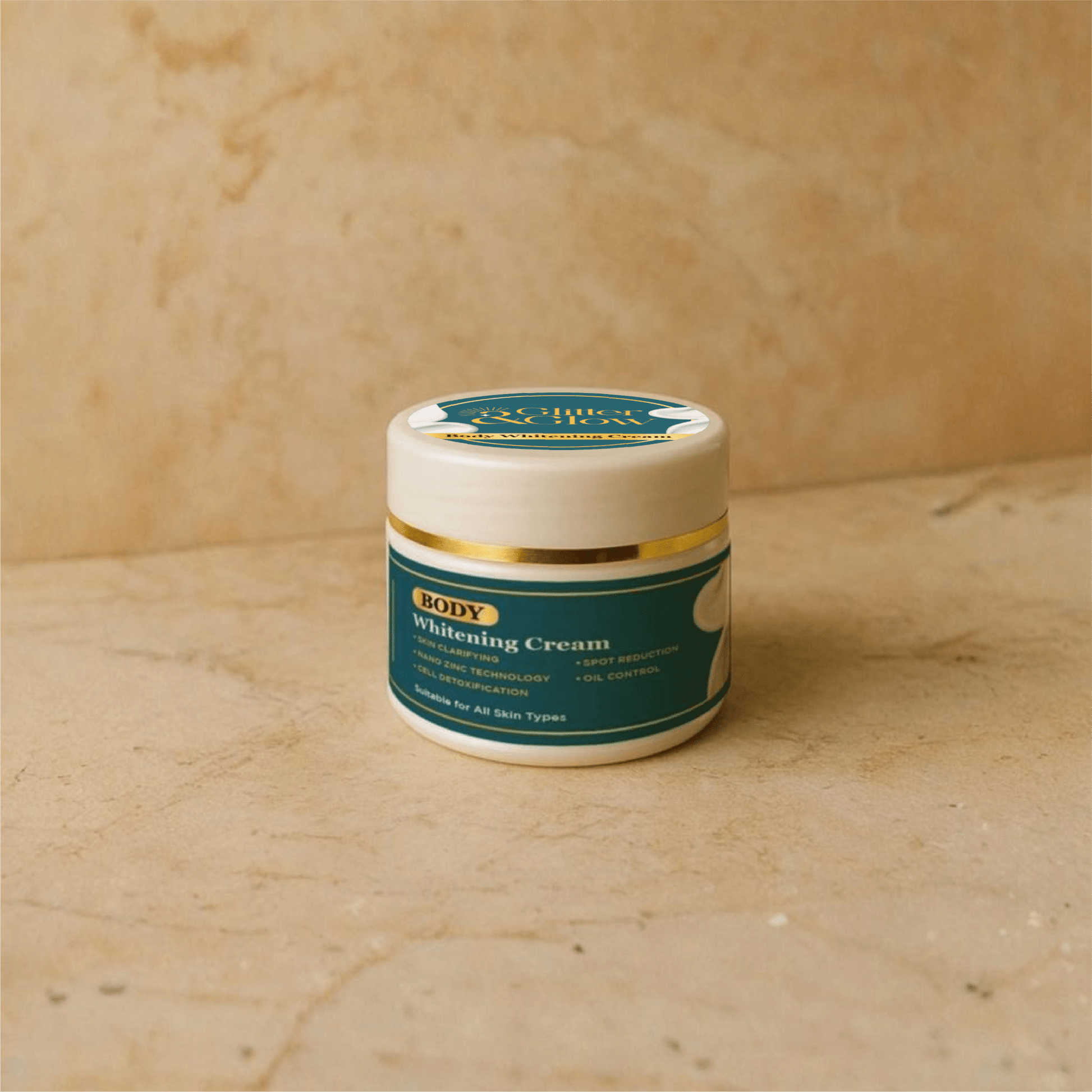 Body Whitening Cream - Glitter and Glow