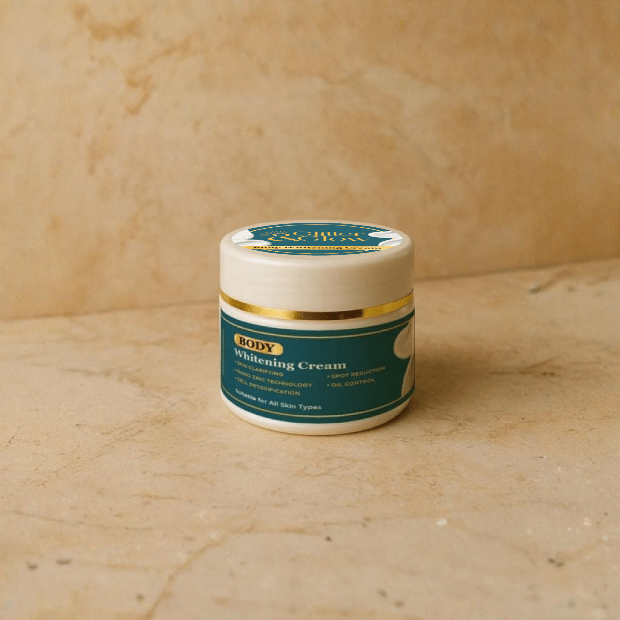 Body Whitening Cream - Glitter and Glow