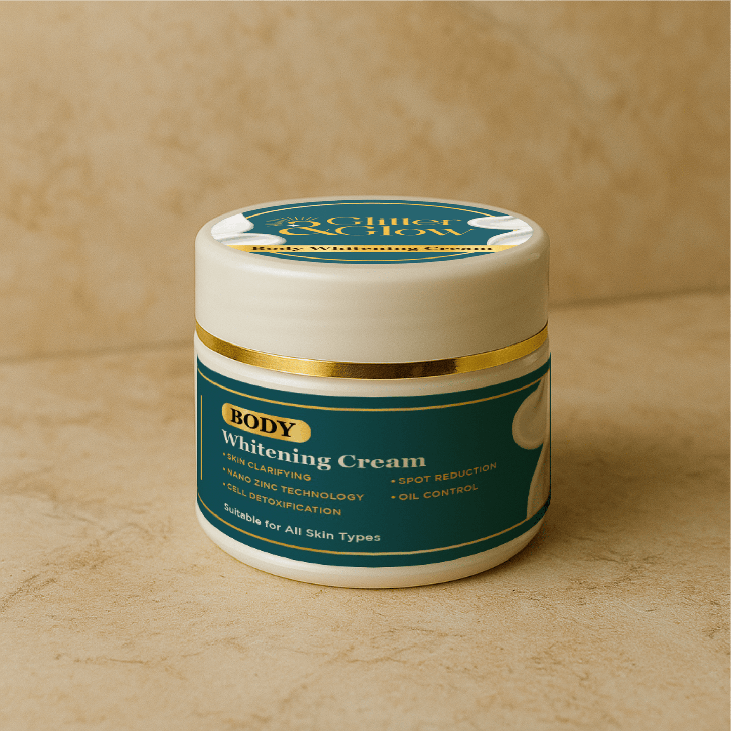 Body Whitening Cream - Glitter and Glow