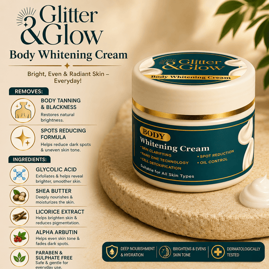 Body Whitening Cream - Glitter & Glow