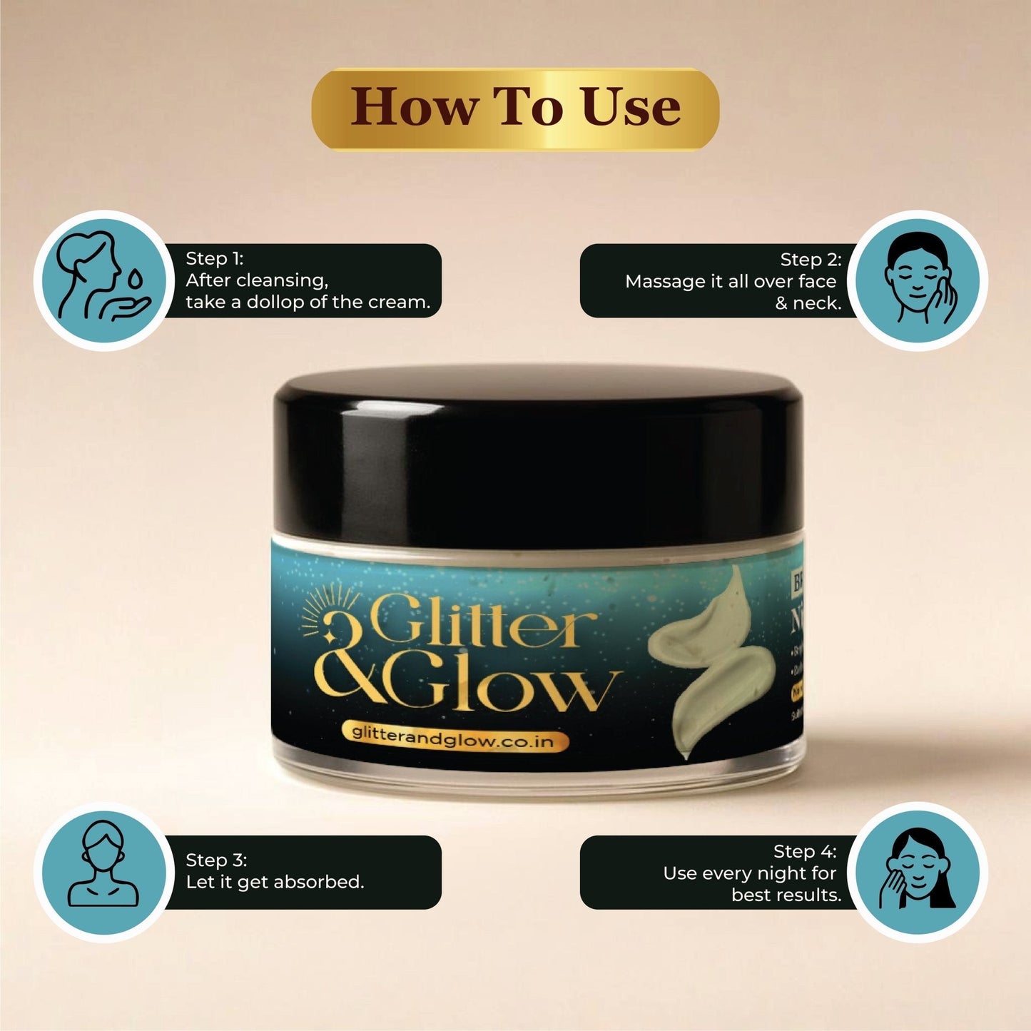 Bridal Cream & Spot Serum Combo - Glitter and Glow