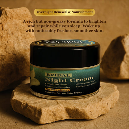 Bridal Night Cream – Repair While You Sleep - Glitter and Glow