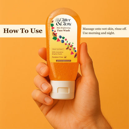 Brightening Face Wash – Fruit Extract - Glitter and Glow