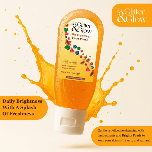Brightening Face Wash – Fruit Extract - Glitter and Glow