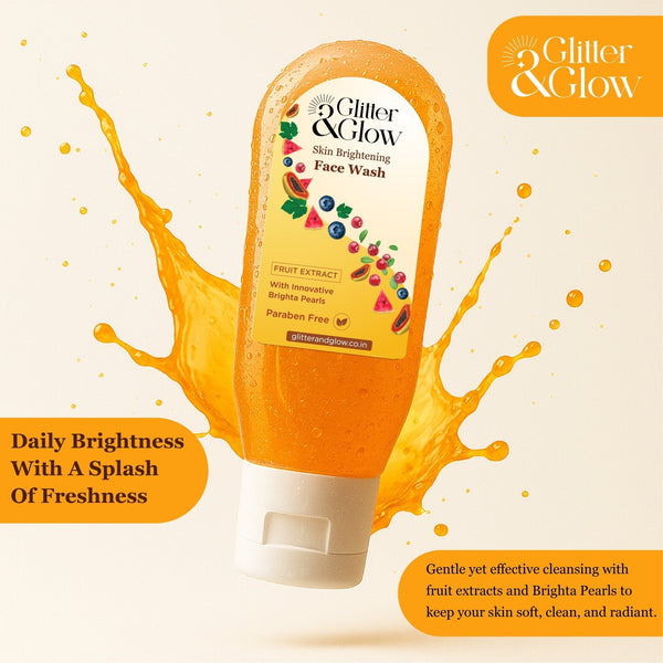 Brightening Face Wash – Fruit Extract - Glitter and Glow