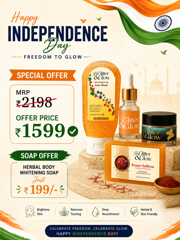 Brightening Kit + Kesar saffron soap free