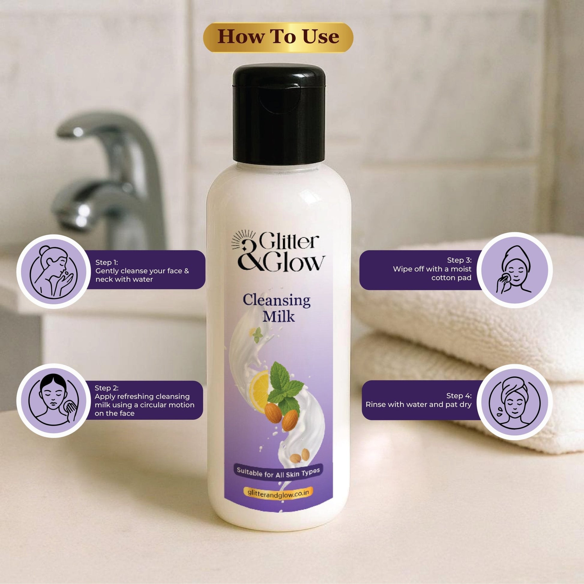 Cleansing Milk - Glitter and Glow