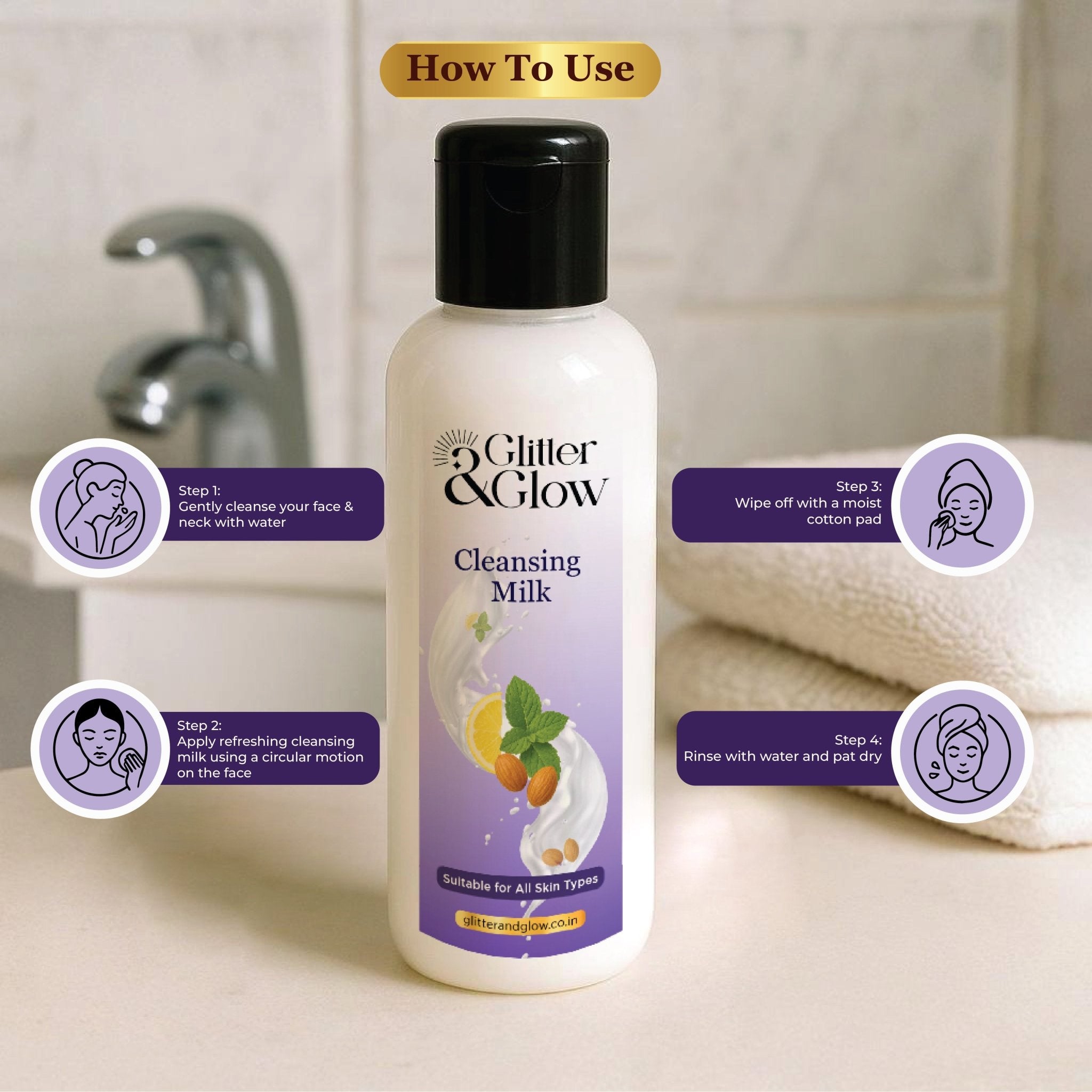 Cleansing Milk - Glitter and Glow