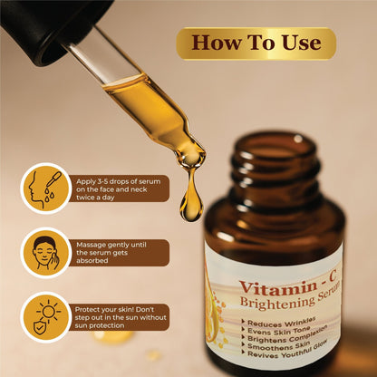 Vitamin - C Brightening Serum – Revive Dull Skin - Glitter and Glow